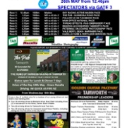 Race Meeting Flyer for Thursday 26th May 2022