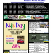 Race Meeting Flyer for Thursday 6th October 2022