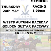 Wests Autumn Raceday May 20th 2021