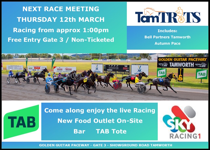 Next Race Meeting Thu 12th March 2025