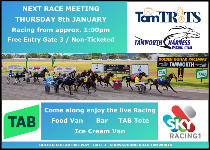 Next Race Meeting Thu  8th January 2025