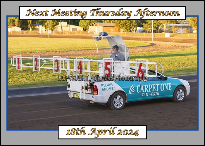 Next Race Meeting Thu 18th April 2024