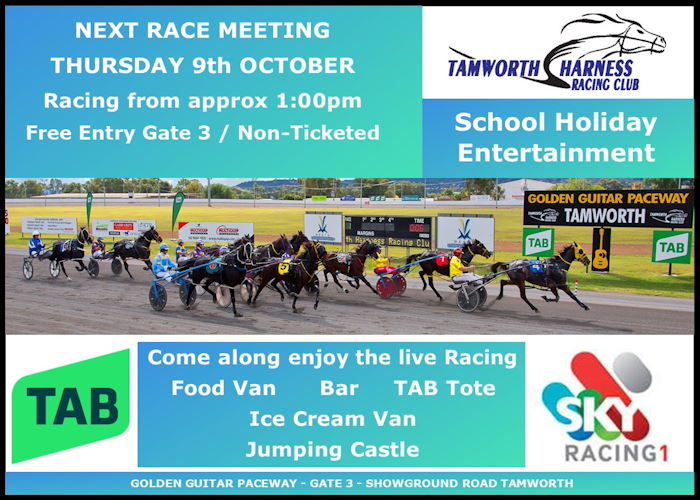 Next Race Meeting Thu  9th October 2025