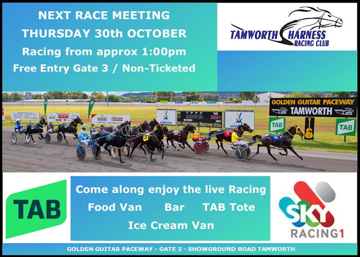 Next Race Meeting Thu  30th October 2025