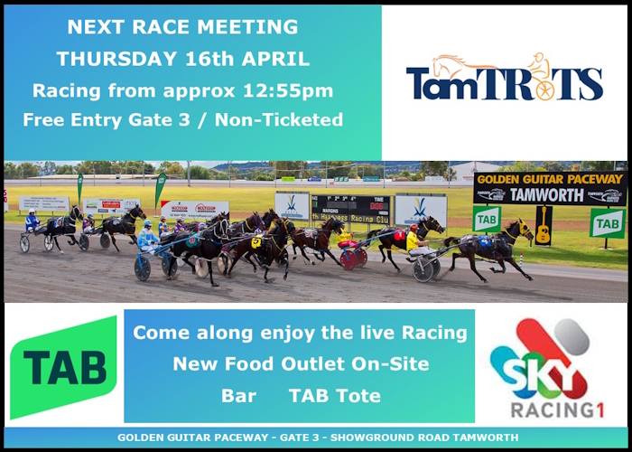 Next Race Meeting Thu 16th April 2025