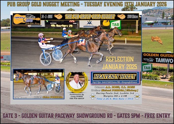 Next Race Meeting Tue 13th January 2025