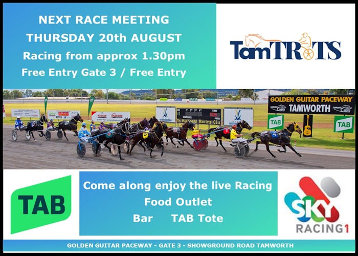 Next Race Meeting Thu 20th August 2026