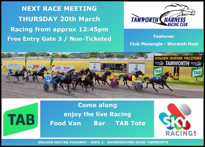 Next Race Meeting Thu  20th March 2025