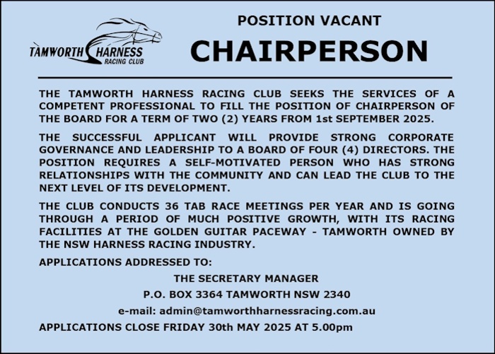Chairperson Advert 2025