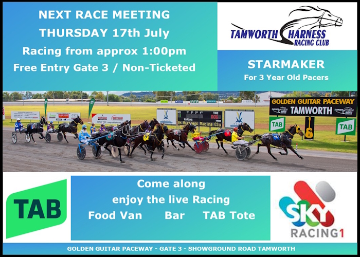 Next Race Meeting Thu  17th July 2025