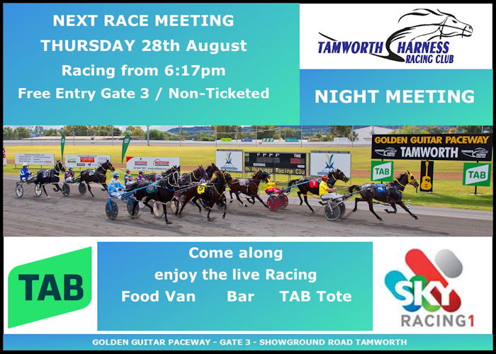 Next Race Meeting Thu  28th August 2025