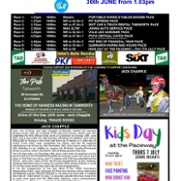 Race Meeting Flyer - Thursday 30th June 2022