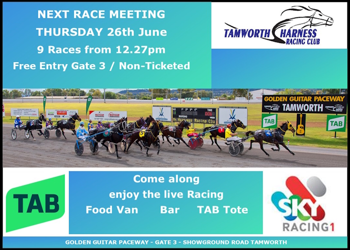 Next Race Meeting Thu  26th June 2025